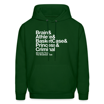 The Breakfast Club Men's Hoodie - forest green