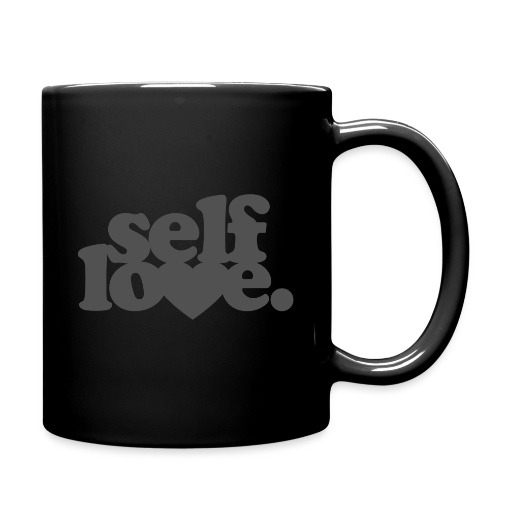 Self Love Full Color Mug - black