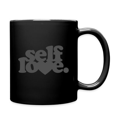 Self Love Full Color Mug - black