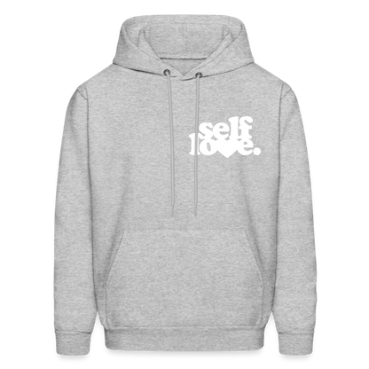Self Love Men's Hoodie - heather gray