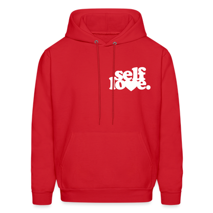 Self Love Men's Hoodie - red