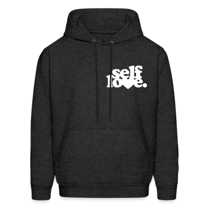 Self Love Men's Hoodie - charcoal grey