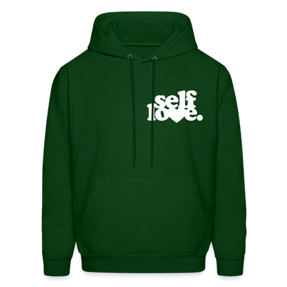 Self Love Men's Hoodie - forest green