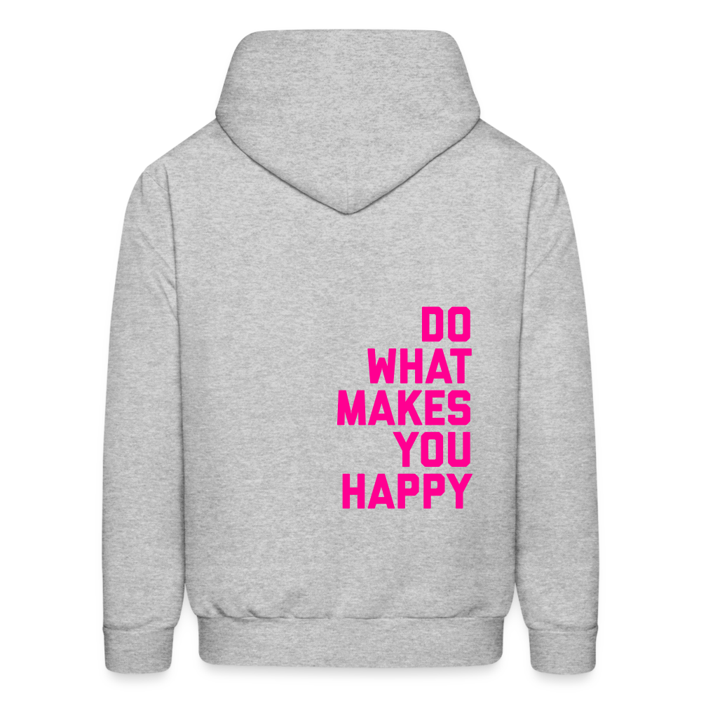 Do What Makes You Happy Men's Hoodie - heather gray
