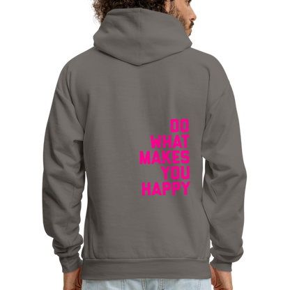 Do What Makes You Happy Men's Hoodie - asphalt gray