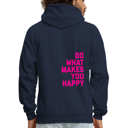 Do What Makes You Happy Men's Hoodie - navy
