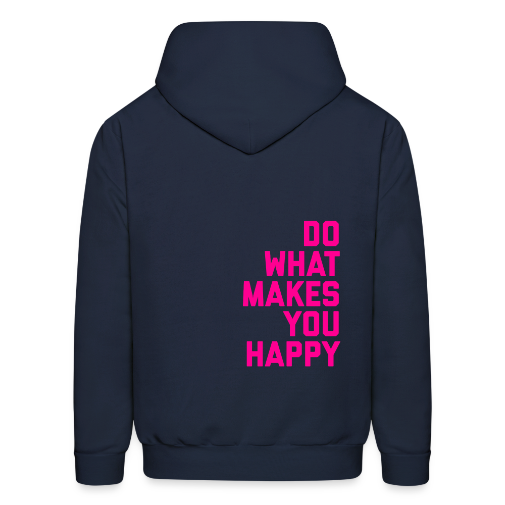 Do What Makes You Happy Men's Hoodie - navy