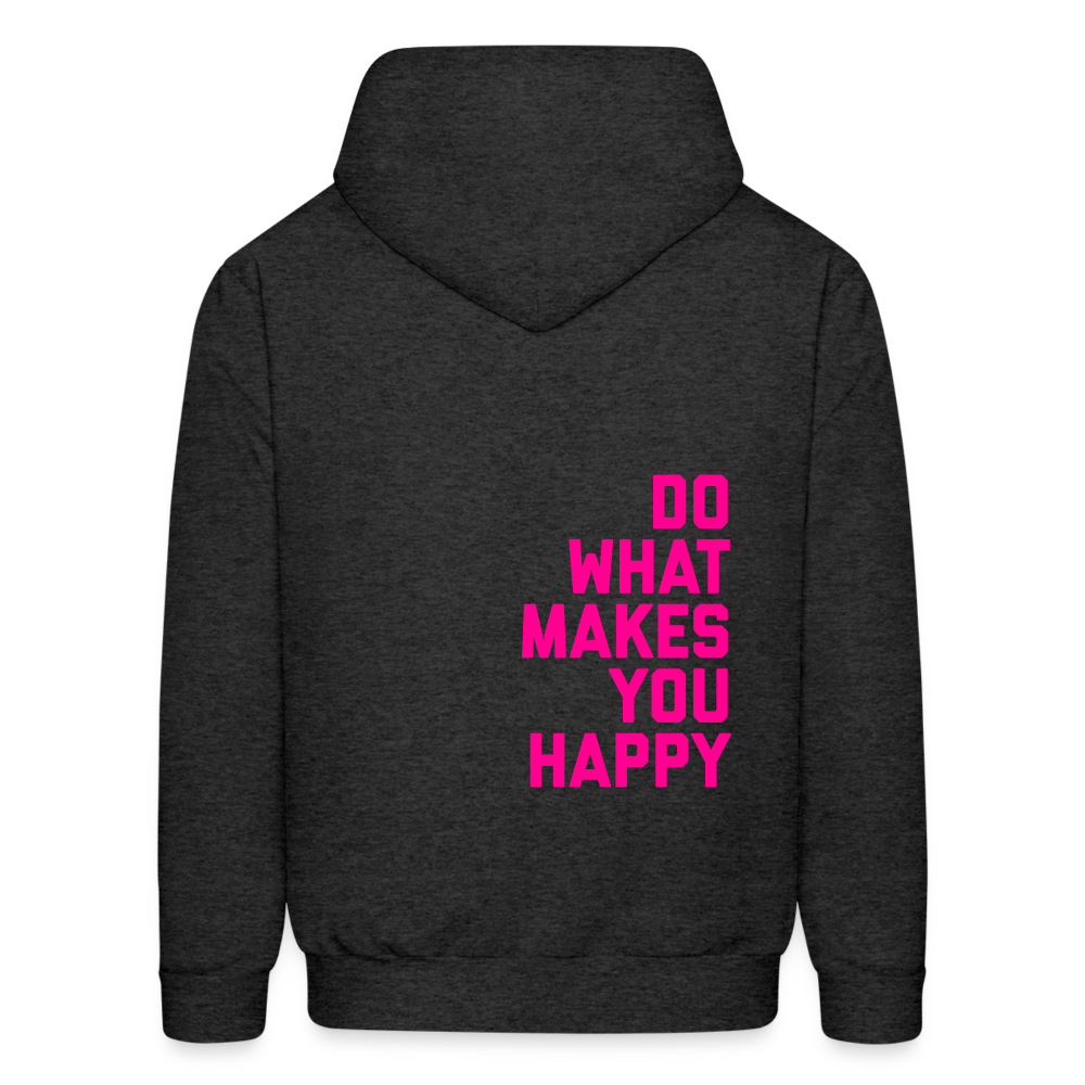 Do What Makes You Happy Men's Hoodie - charcoal grey
