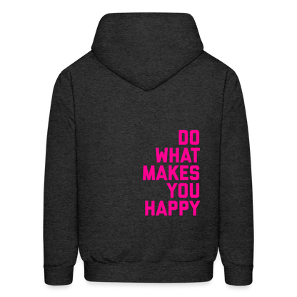 Do What Makes You Happy Men's Hoodie - charcoal grey