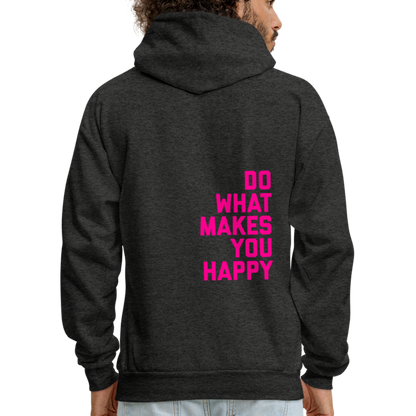 Do What Makes You Happy Men's Hoodie - charcoal grey