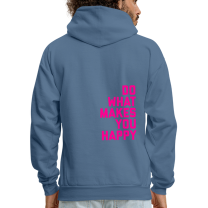 Do What Makes You Happy Men's Hoodie - denim blue
