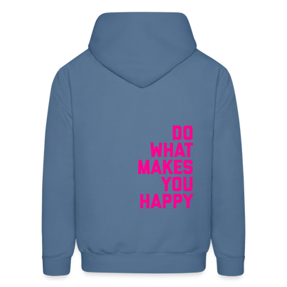 Do What Makes You Happy Men's Hoodie - denim blue