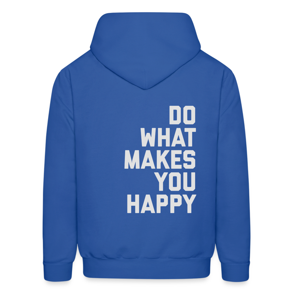 Do What Makes You Happy Men's Hoodie - royal blue