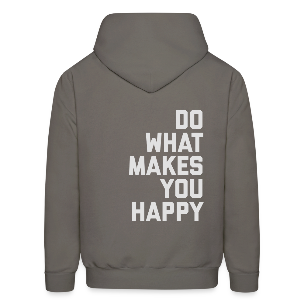 Do What Makes You Happy Men's Hoodie - asphalt gray