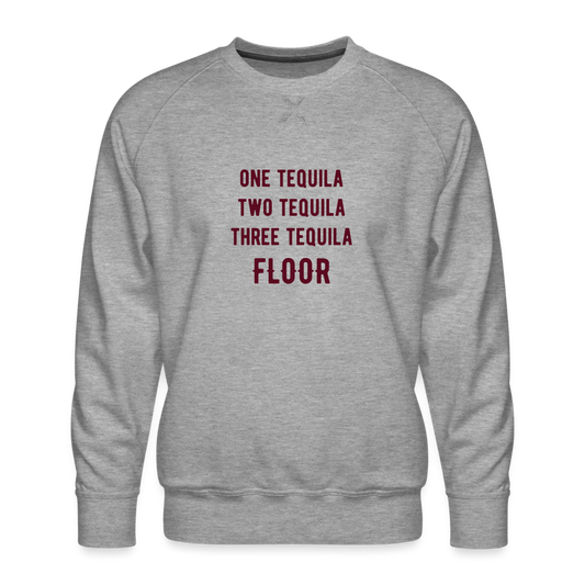 One Tequila Men’s Premium Sweatshirt - heather grey