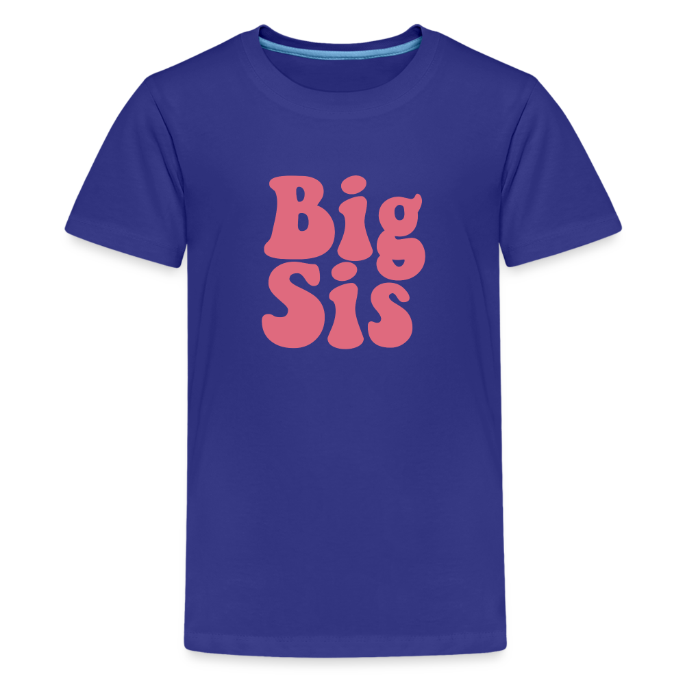 Big Sis Kids' Premium T-Shirt - royal blue