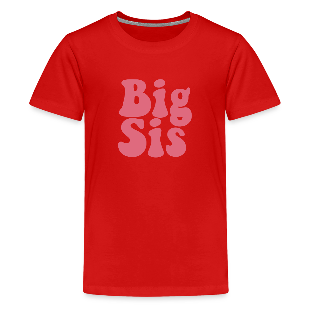 Big Sis Kids' Premium T-Shirt - red