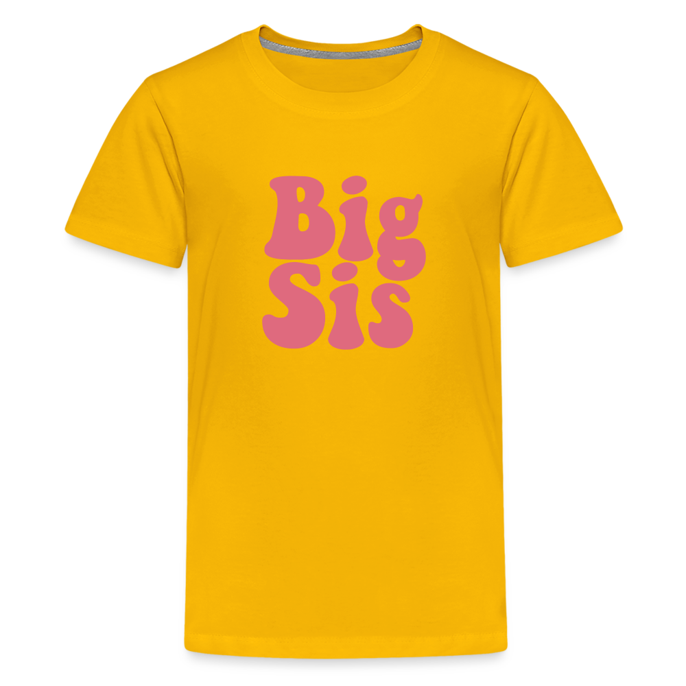 Big Sis Kids' Premium T-Shirt - sun yellow