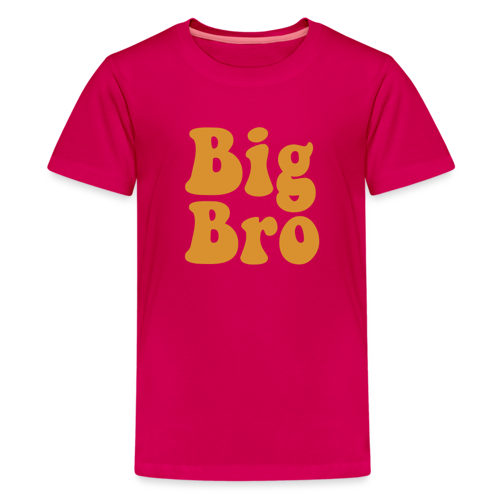 Big Bro Kids' Premium T-Shirt - dark pink