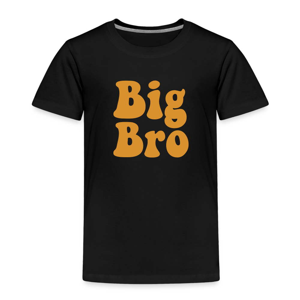 Big Bro Toddler Premium T-Shirt - black