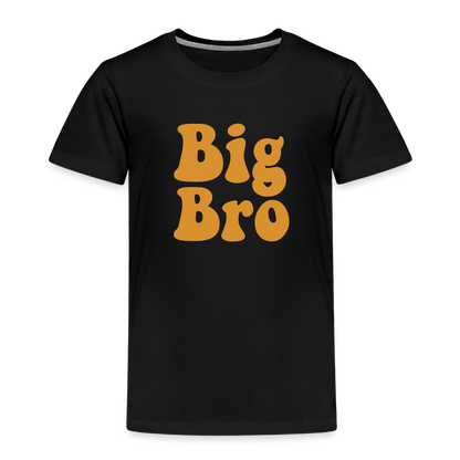 Big Bro Toddler Premium T-Shirt - black