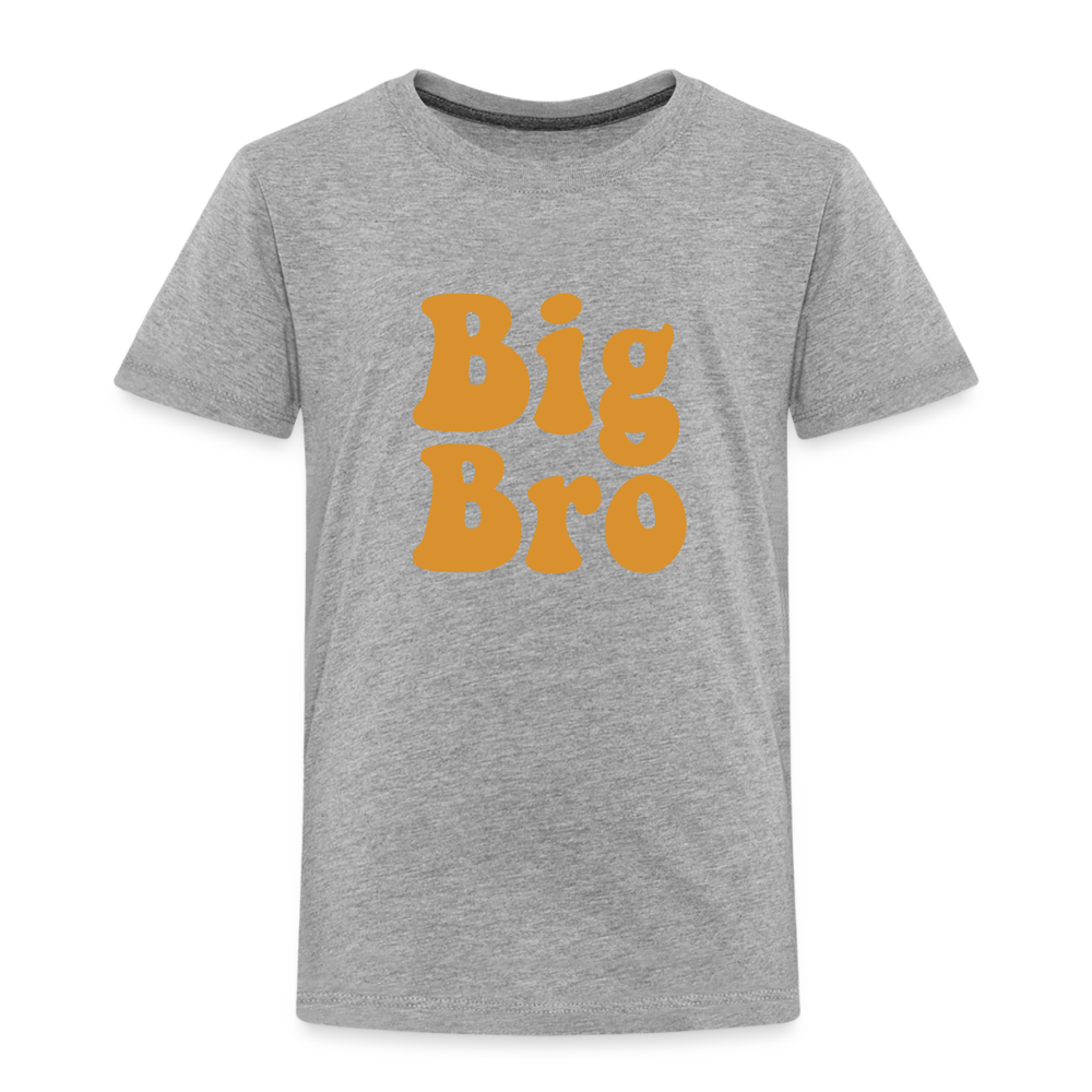 Big Bro Toddler Premium T-Shirt - heather gray