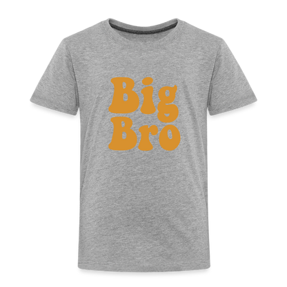 Big Bro Toddler Premium T-Shirt - heather gray