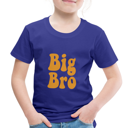 Big Bro Toddler Premium T-Shirt - royal blue