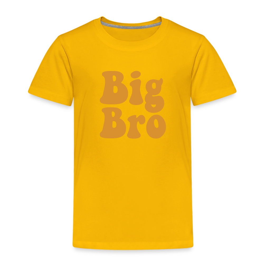 Big Bro Toddler Premium T-Shirt - sun yellow