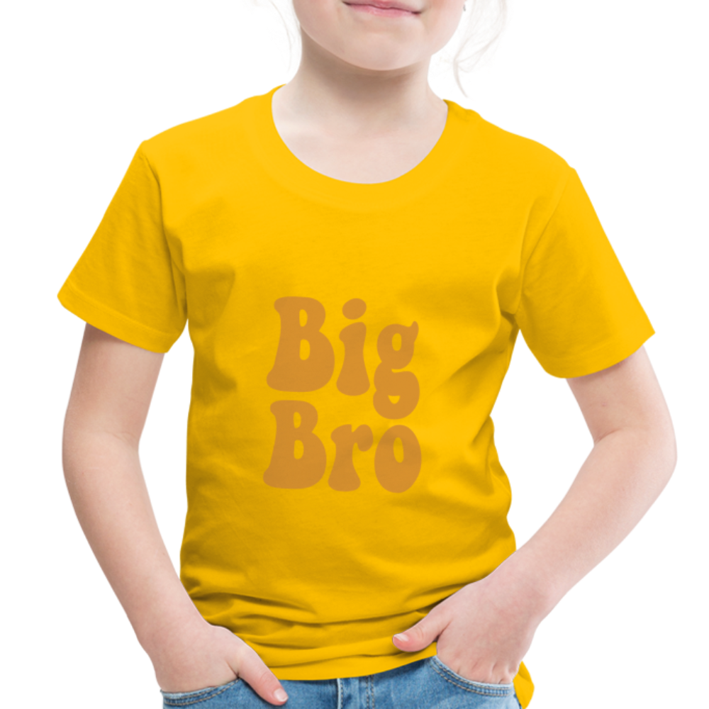 Big Bro Toddler Premium T-Shirt - sun yellow