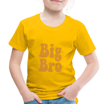 Big Bro Toddler Premium T-Shirt - sun yellow