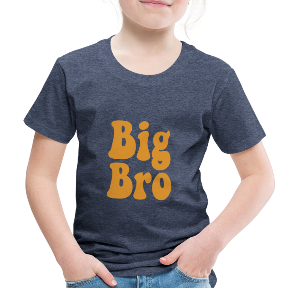 Big Bro Toddler Premium T-Shirt - heather blue