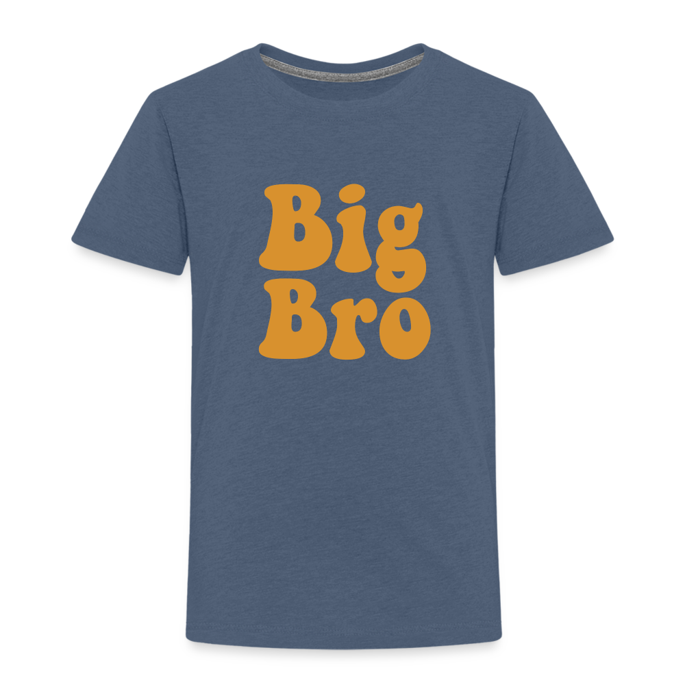 Big Bro Toddler Premium T-Shirt - heather blue