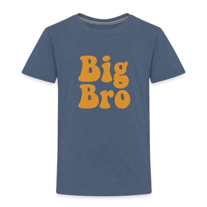 Big Bro Toddler Premium T-Shirt - heather blue