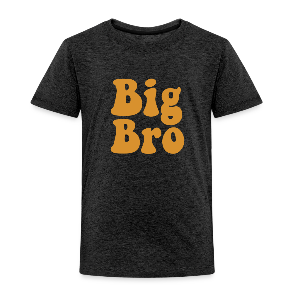 Big Bro Toddler Premium T-Shirt - charcoal grey