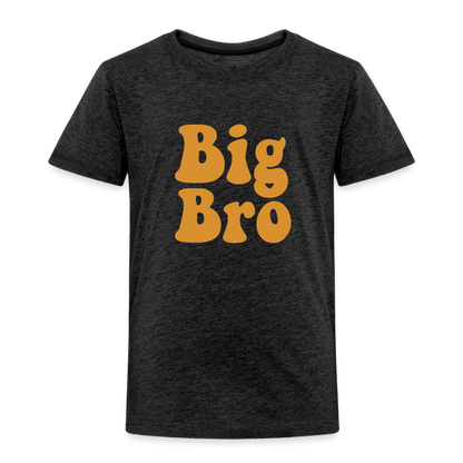 Big Bro Toddler Premium T-Shirt - charcoal grey