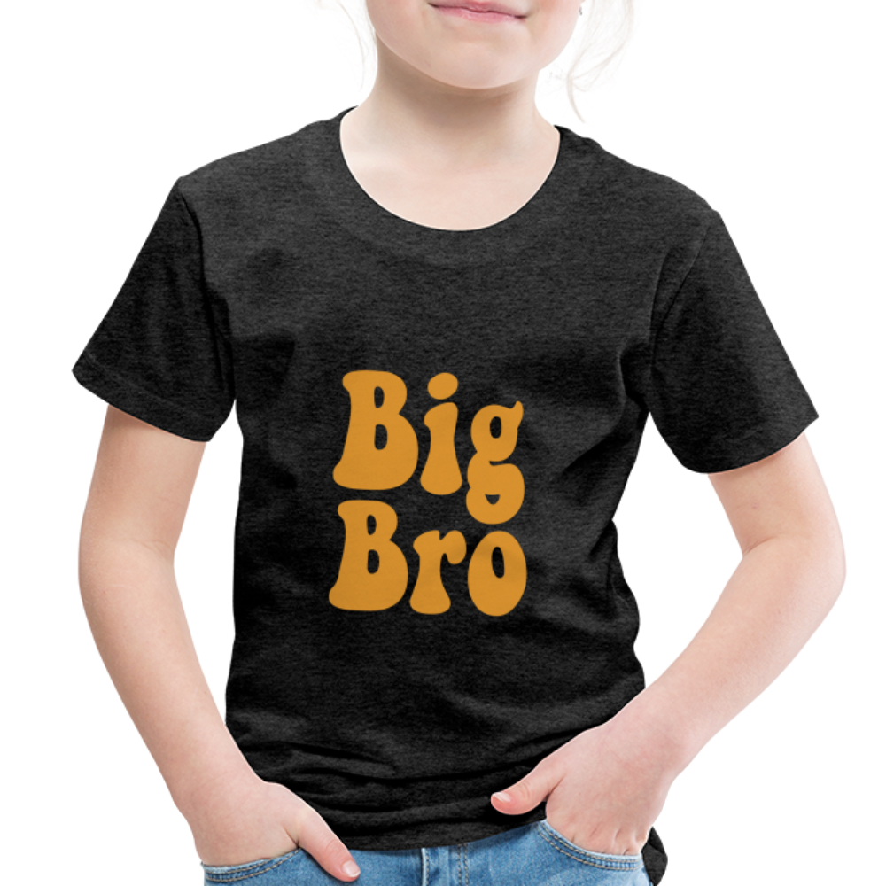 Big Bro Toddler Premium T-Shirt - charcoal grey