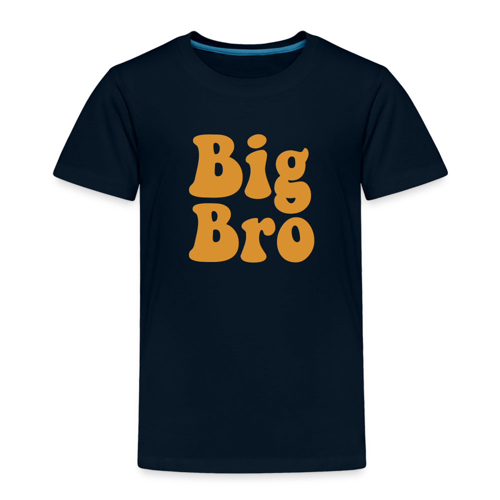 Big Bro Toddler Premium T-Shirt - deep navy