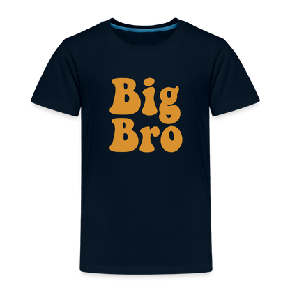 Big Bro Toddler Premium T-Shirt - deep navy