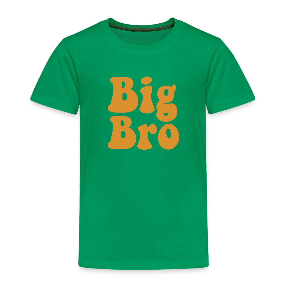 Big Bro Toddler Premium T-Shirt - kelly green