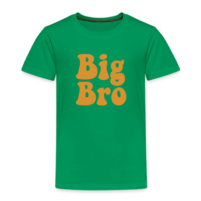 Big Bro Toddler Premium T-Shirt - kelly green
