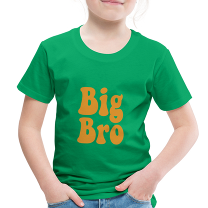 Big Bro Toddler Premium T-Shirt - kelly green