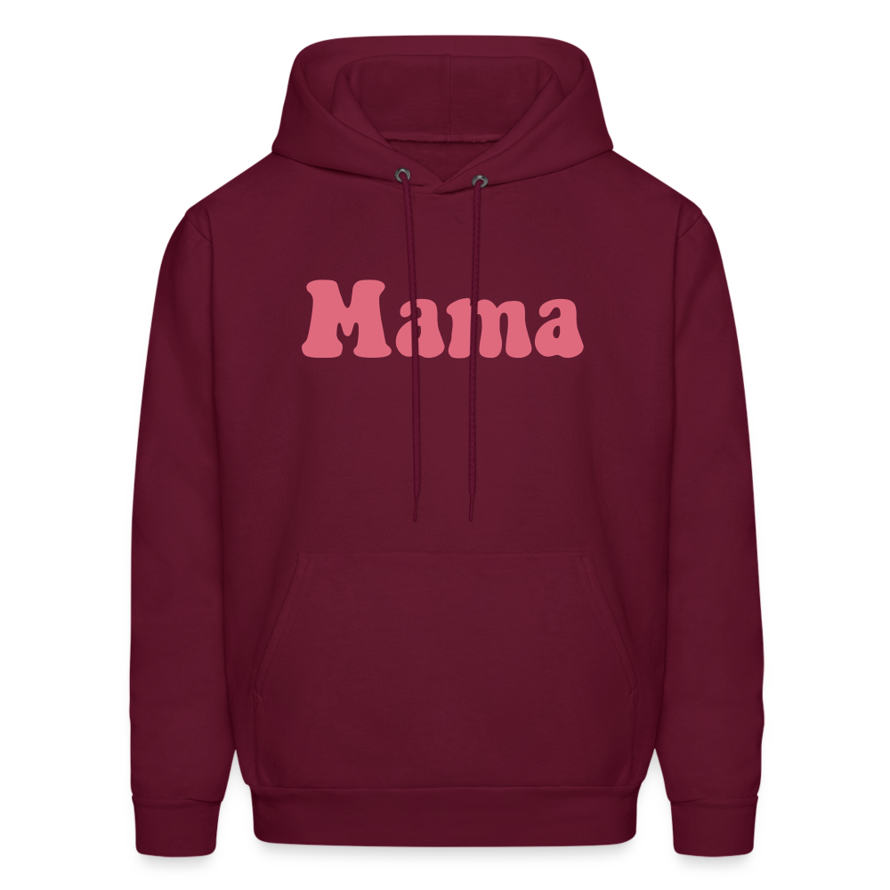 Mama Men's Hoodie - burgundy
