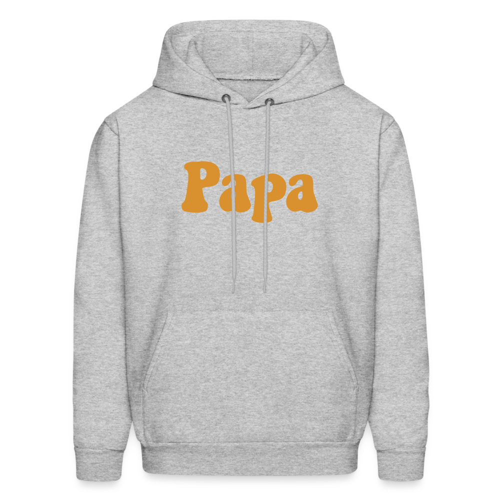 Papa Men's Hoodie - heather gray