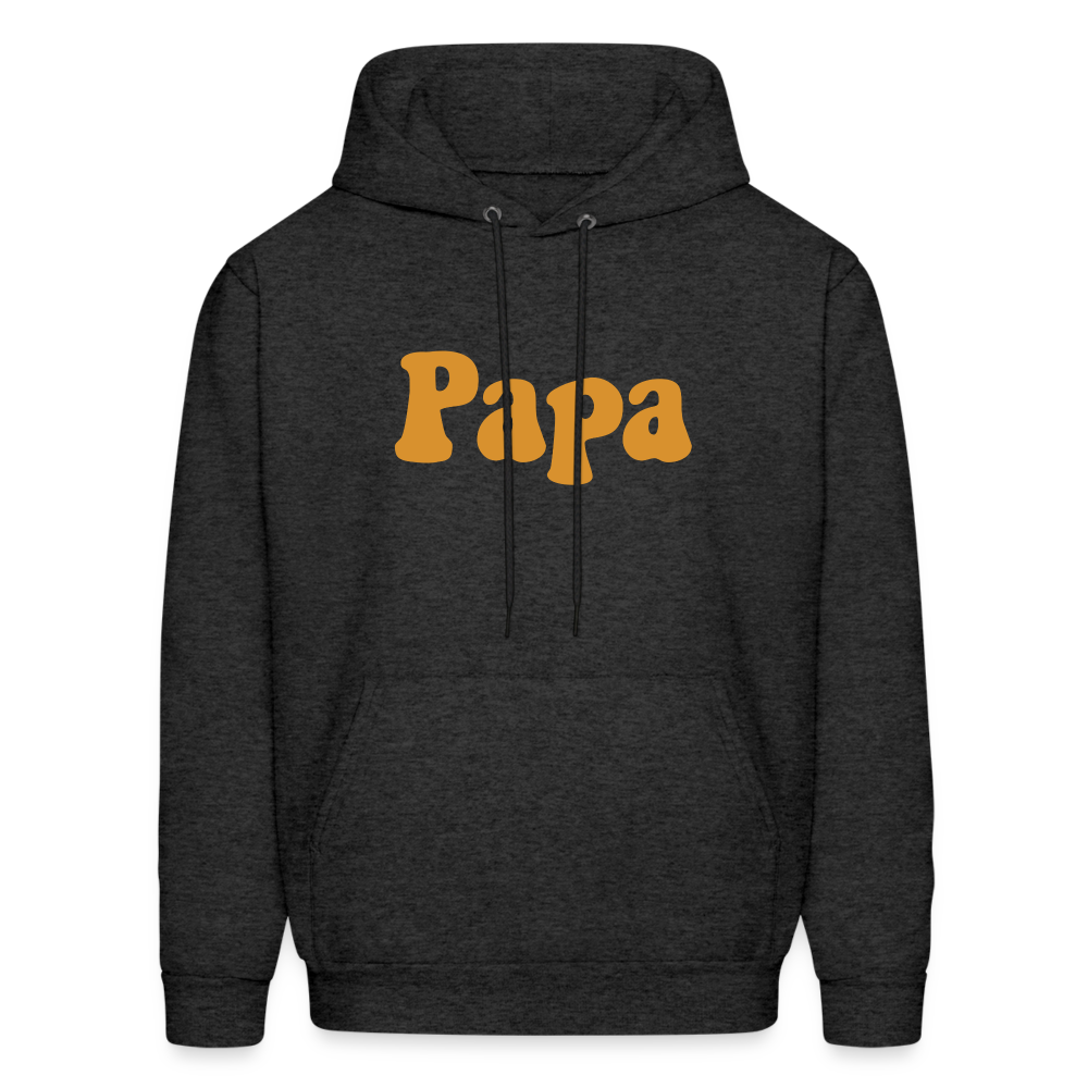 Papa Men's Hoodie - charcoal grey