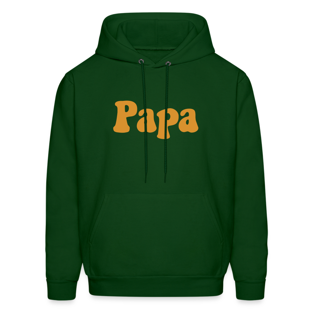 Papa Men's Hoodie - forest green
