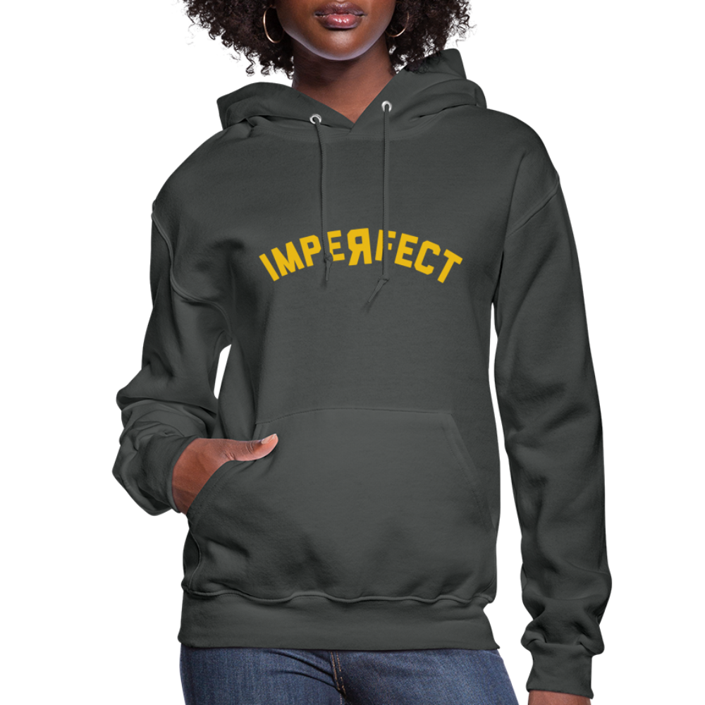 Imperfect Women's Hoodie - asphalt