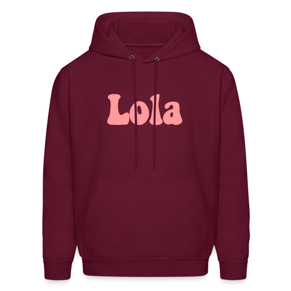 Lola Men's Hoodie - burgundy