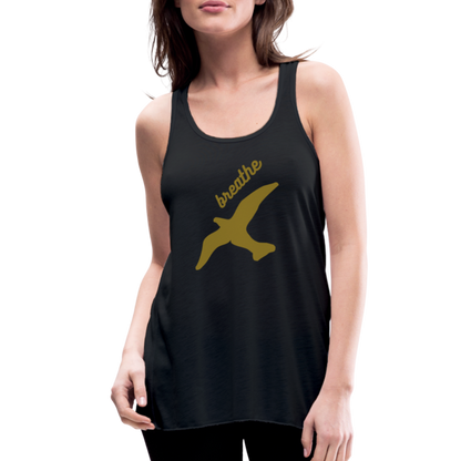 Breathe Women's Flowy Tank Top by Bella - black