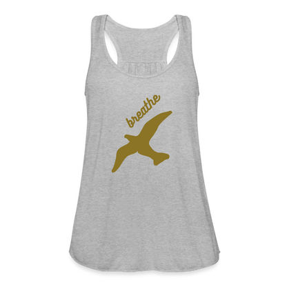 Breathe Women's Flowy Tank Top by Bella - heather gray